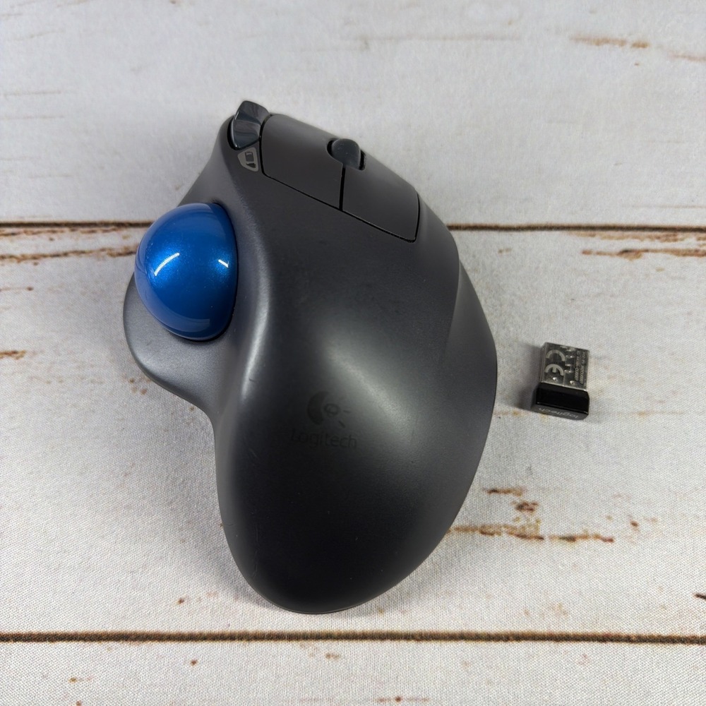 Pre-Owned Logitech M570 Wireless Trackball Mouse w/ USB Receiver Dongle
